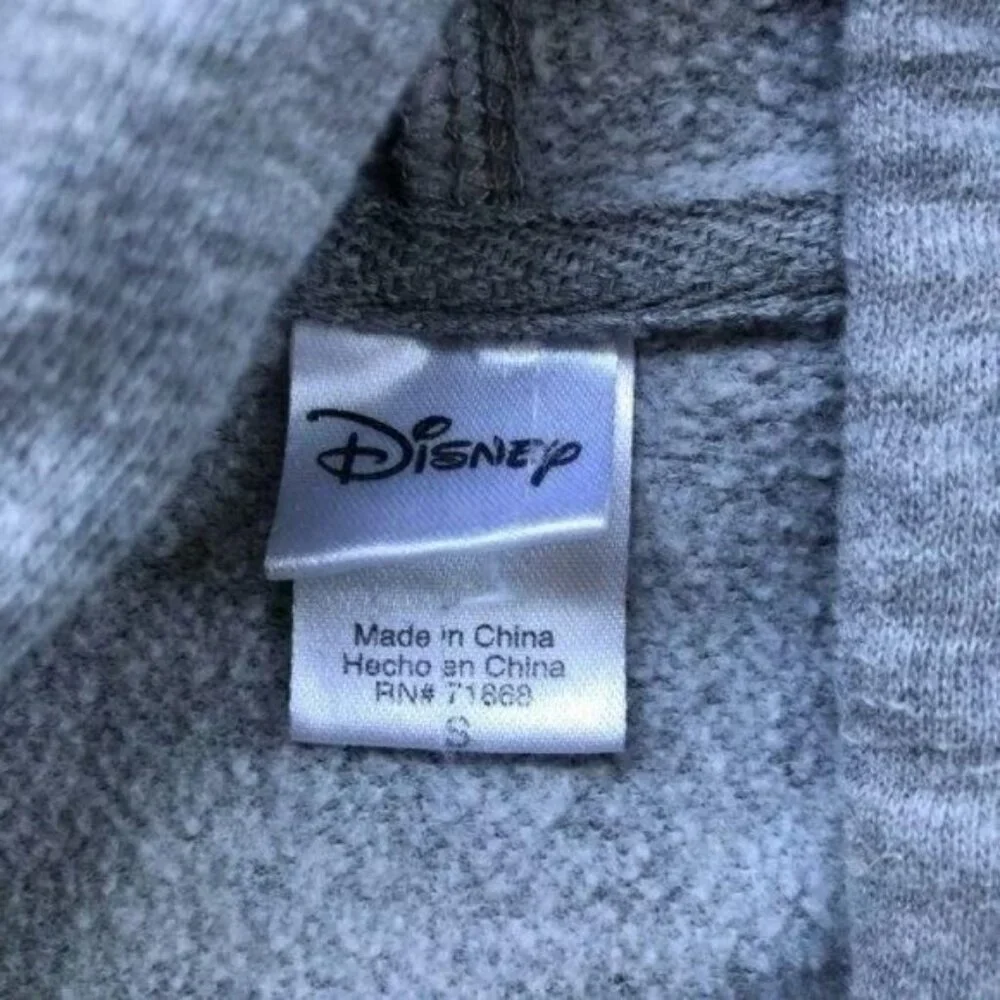 Disney Gray Mickey Mouse Hoodie Casual Style Small - Picture 8 of 8